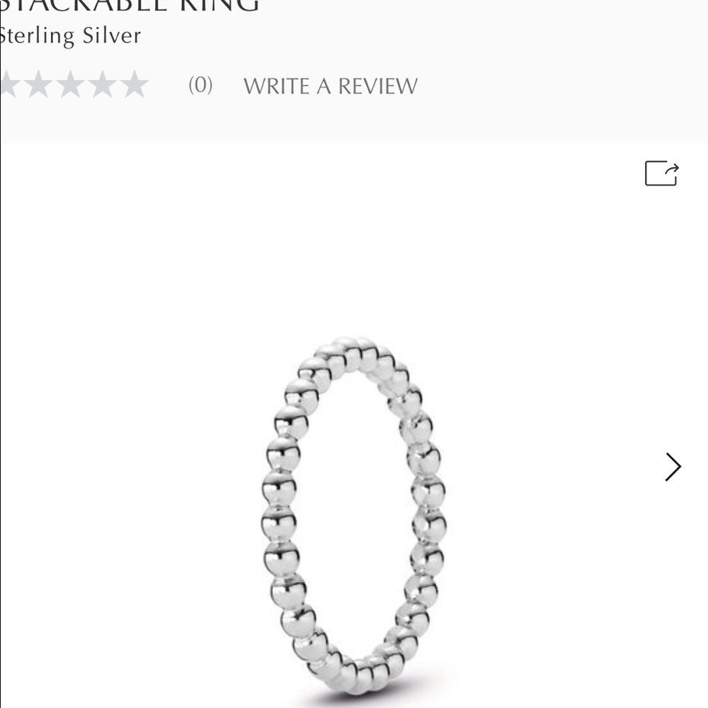 PANDORA eternal cloud ring in great condition